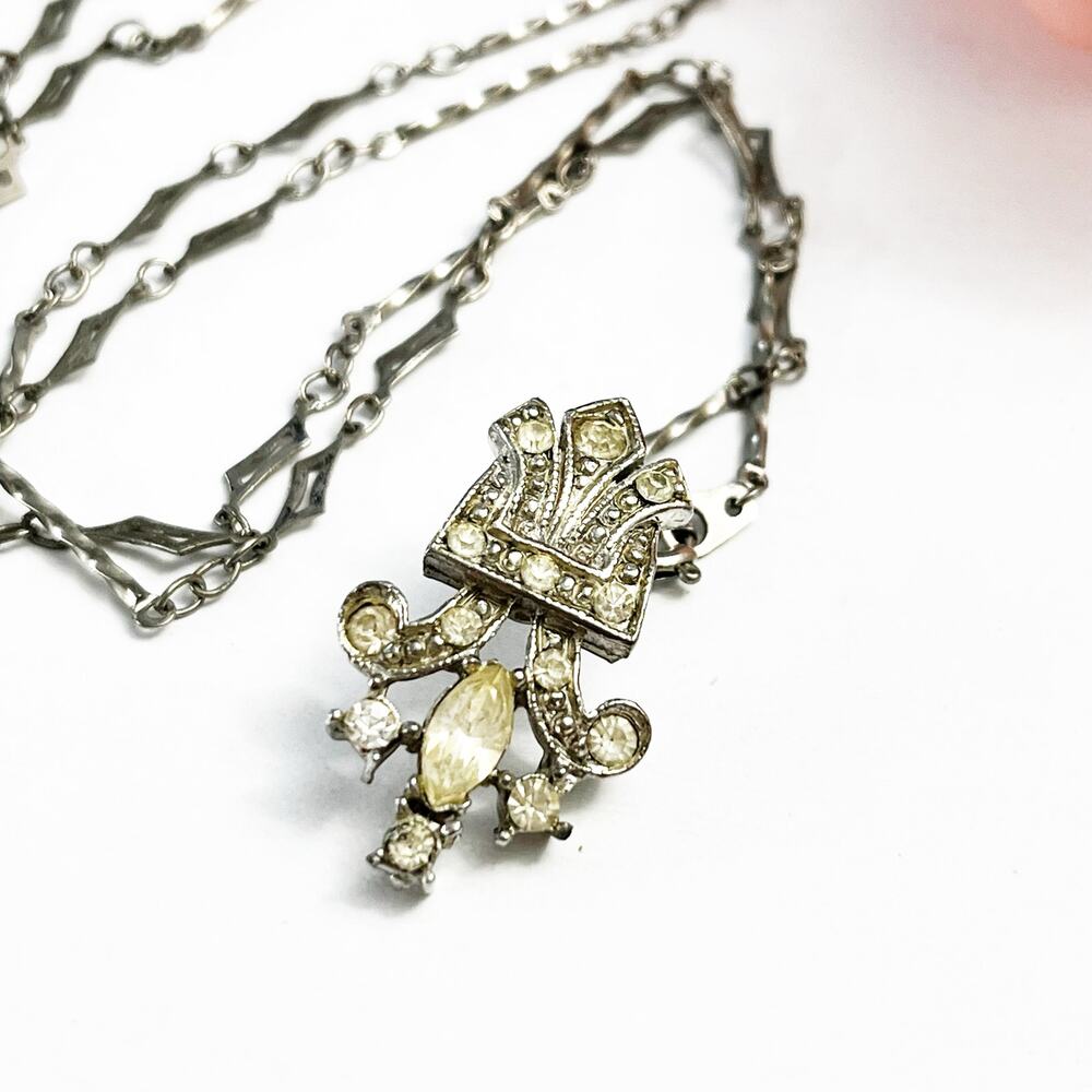 Vintage Art Deco Pendant Necklace